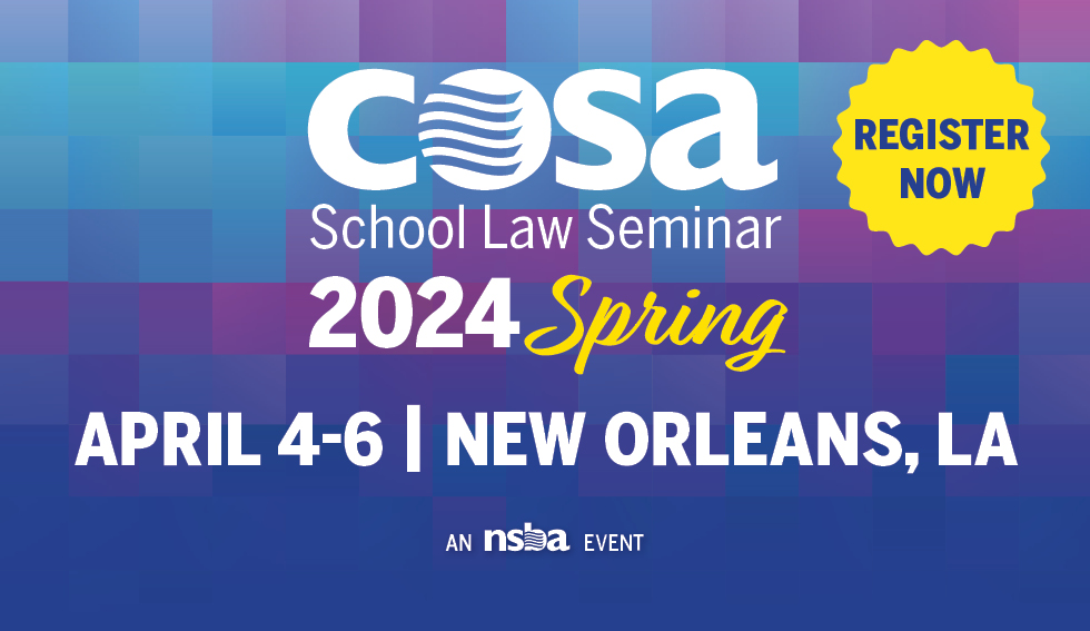 COSA 2024 Spring School Law Seminar