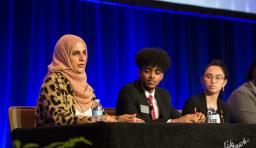 a student panel of speakers at nsba's 2020 equity symposium